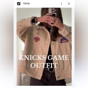 NY Knicks Corduroy Jacket (The Wild Collective)